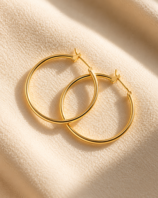 Classic Gold Hoop Earrings